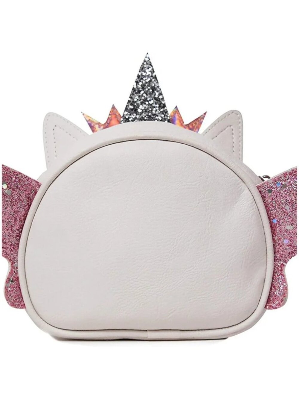 White Pink Miss Gwen Unicorn Sparkle Sequin Accent Crossbody Handbag NWT NEW - Picture 4 of 6